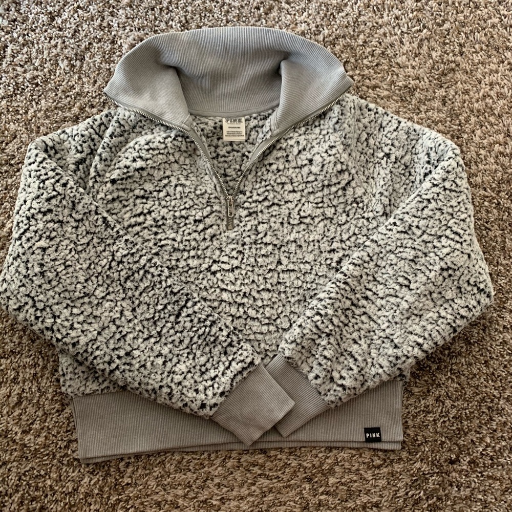 VS Pink Sherpa jacket